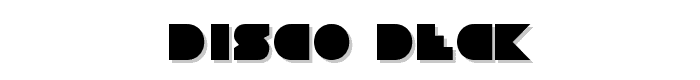 Disco Deck font